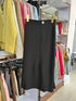 A-Line High Waist Mid Length Flare Slit Skirts